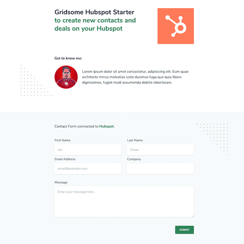 Starters - Gridsome